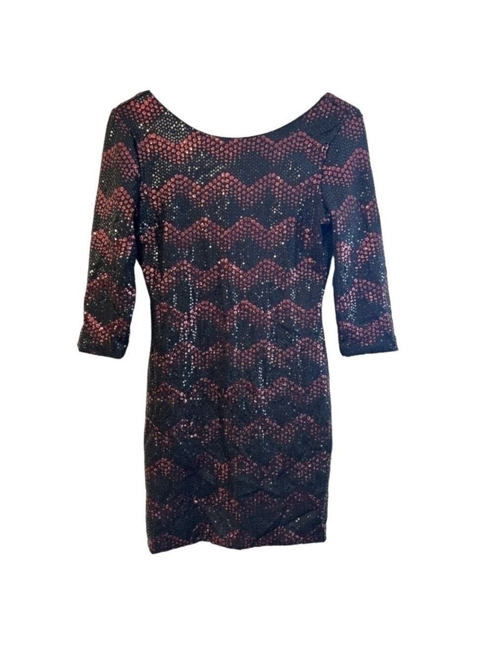 Fredericks of Hollywood Black & Red Sequence Dress